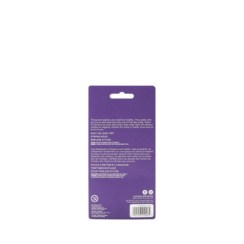 Goody Classics Hair Elastics - Clear Polybands MultiPack, 250 Count | 0.649 Ounce