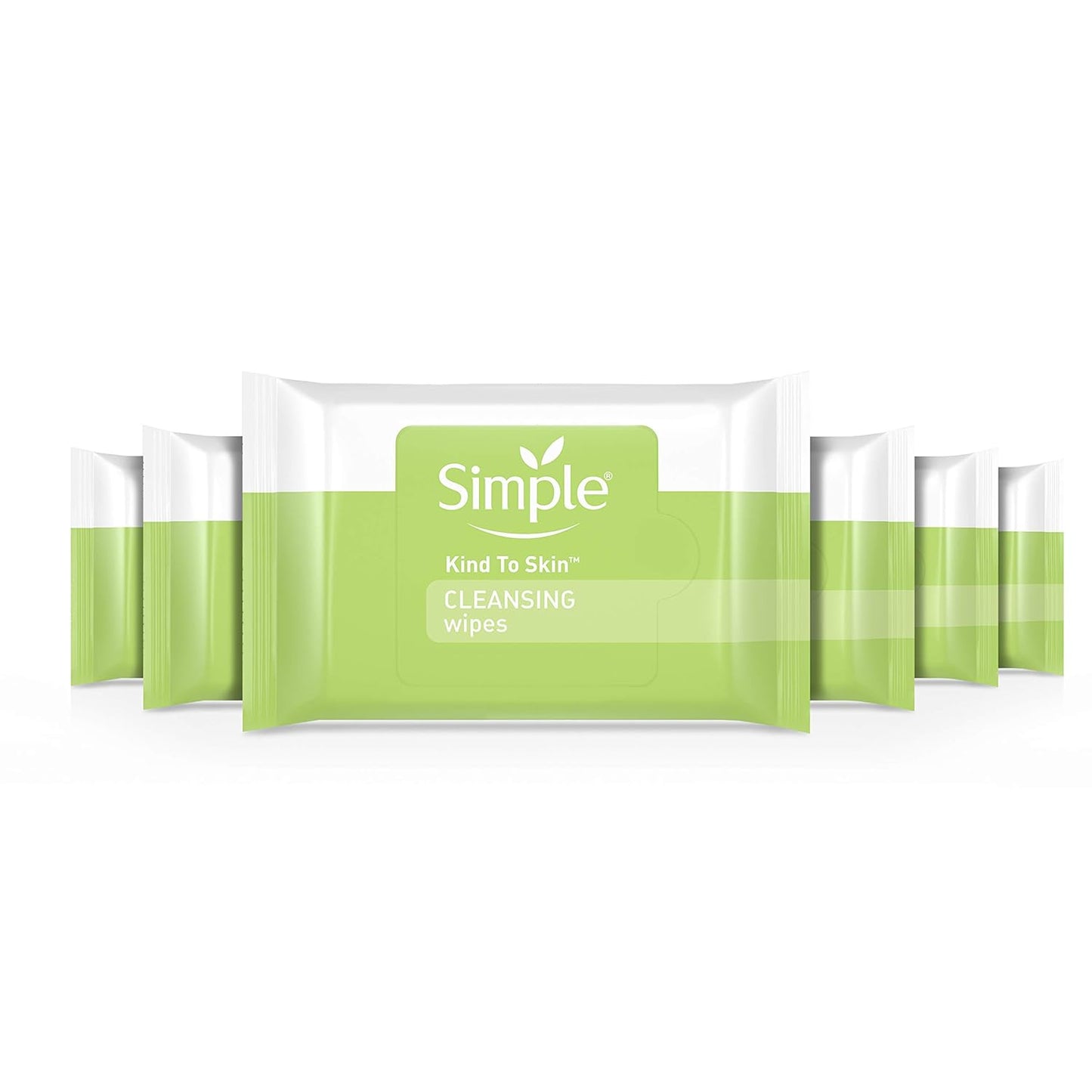 Simple Kind to Skin Cleansing Wipes Micellar Gentle and Effective Makeup Remover Free from color and dye, artificial perfume and harsh chemicals 25 Wipes