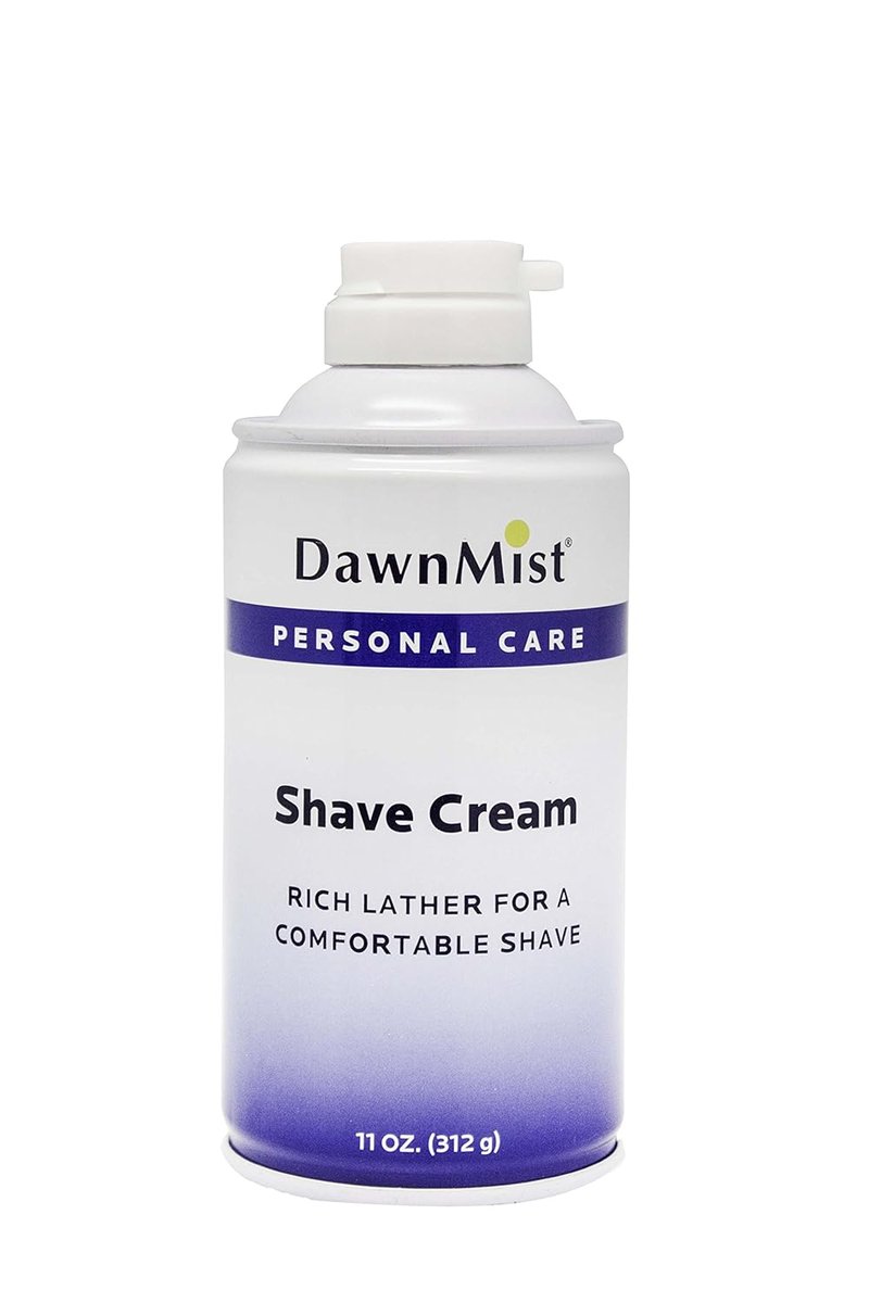 Dukal Dawn Mist Shave Cream - 11 oz. Aerosol Can | Smooth Shaving Experience (Pack of 12)