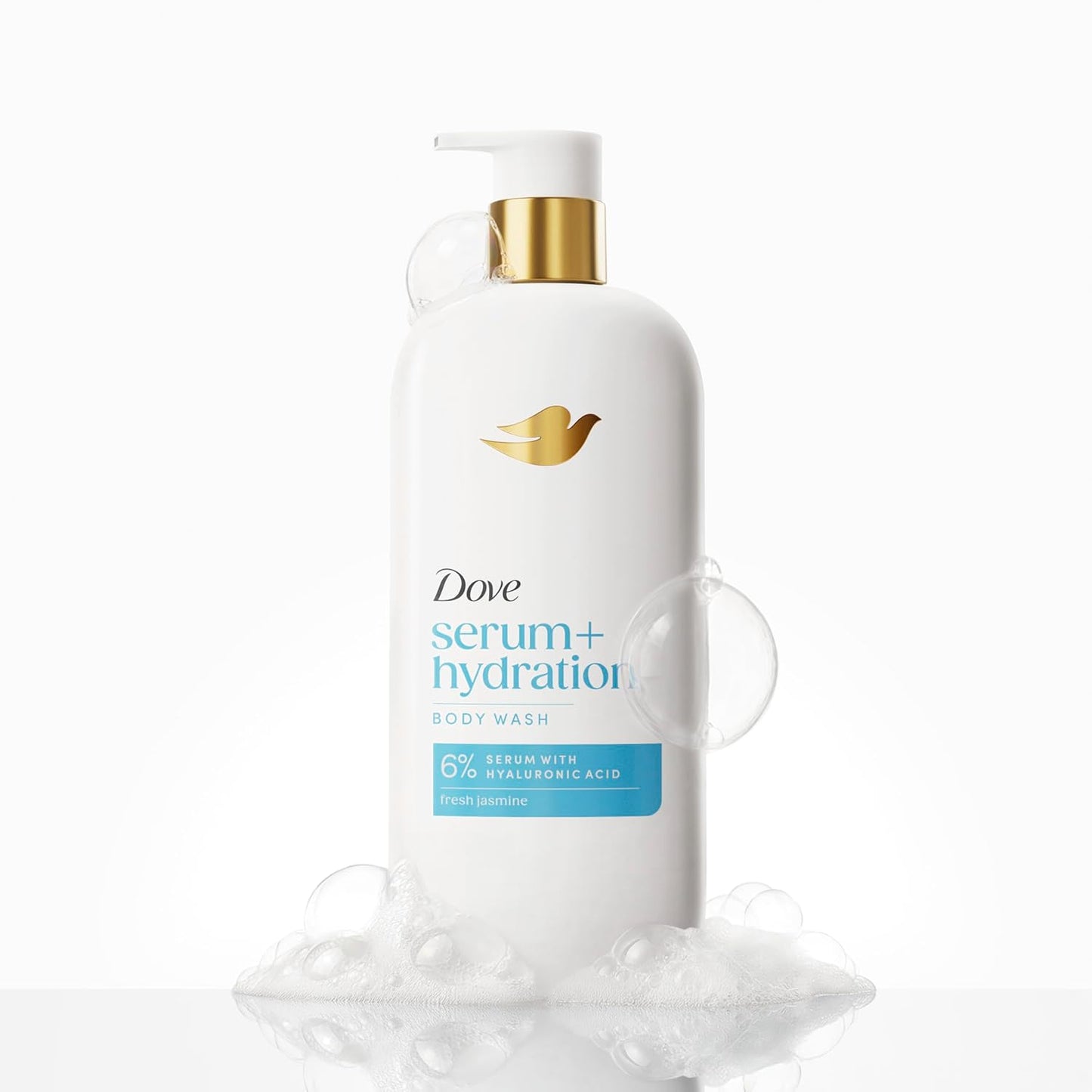 Dove Body Wash - Hydration Boost with Hyaluronic Acid | 18.5 oz for Deep Moisture
