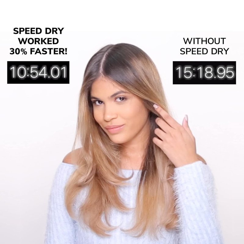 COLOR WOW Speed Dry Blow Dry Spray - Reduce Drying Time by 30% | Heat Protectant & Breakage Prevention