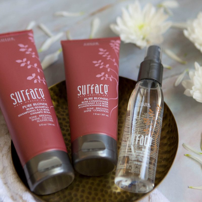 Pure Blonde Rose Shampoo - Sulfate-Free & Paraben-Free Cleansing, Shine & Tone | 9oz
