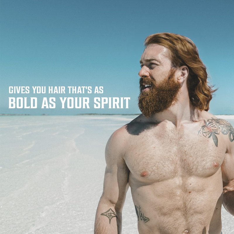Viking Revolution Coconut Sea Salt Spray for Hair Men - Hair Texturizing Spray with Kelp, Aloe Vera & Red Algae Extract - Surf to Add Volume and Texture - Sea Salt for Men Beach