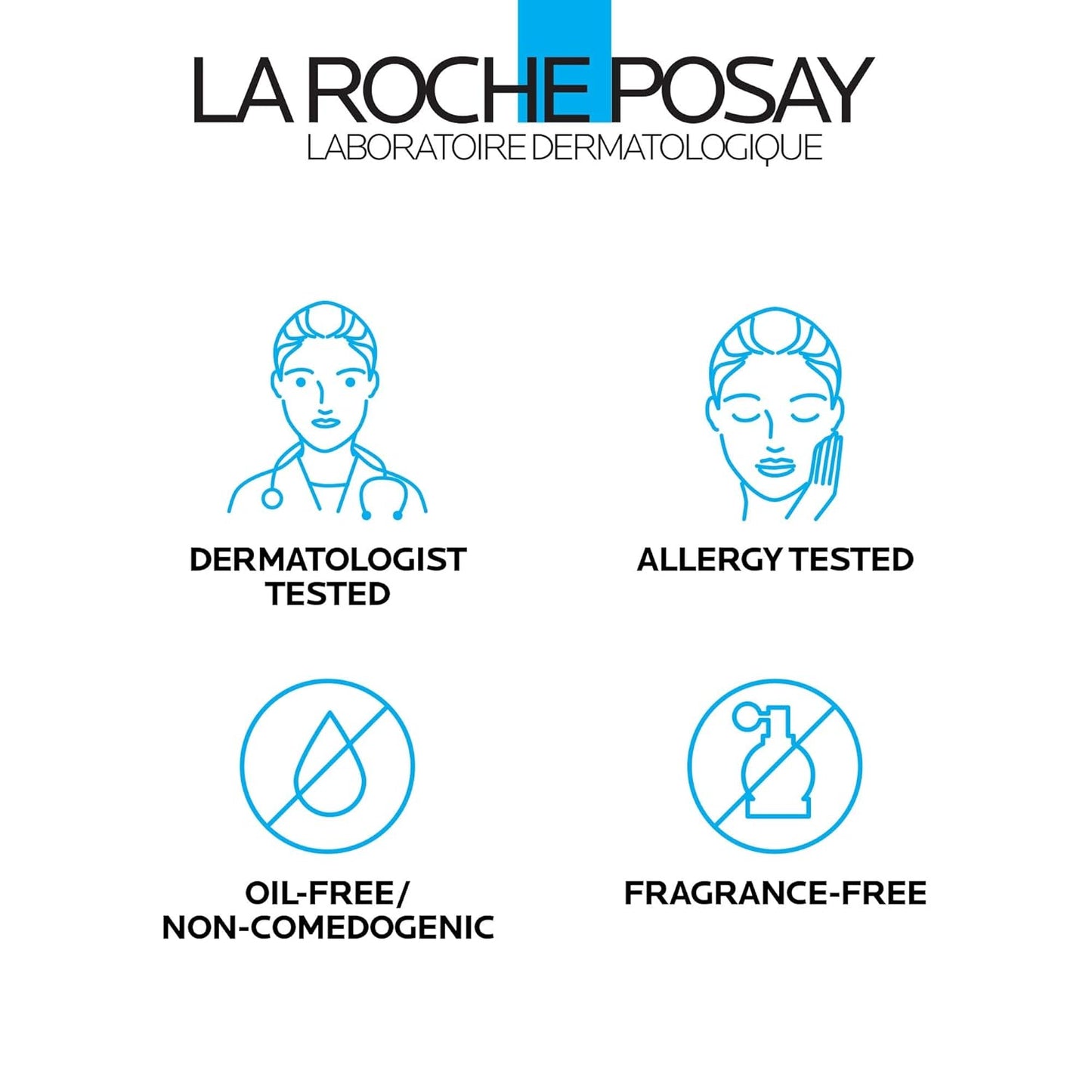 La Roche-Posay Effaclar Deep Cleansing Foaming Face Wash - Daily Cleanser for Oily & Acne-Prone Skin | Pore Minimizing Formula