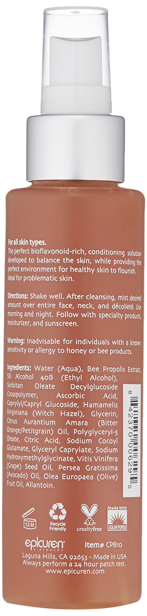 Epicuren Discovery Brazilian Propolis Mist, 4 oz.