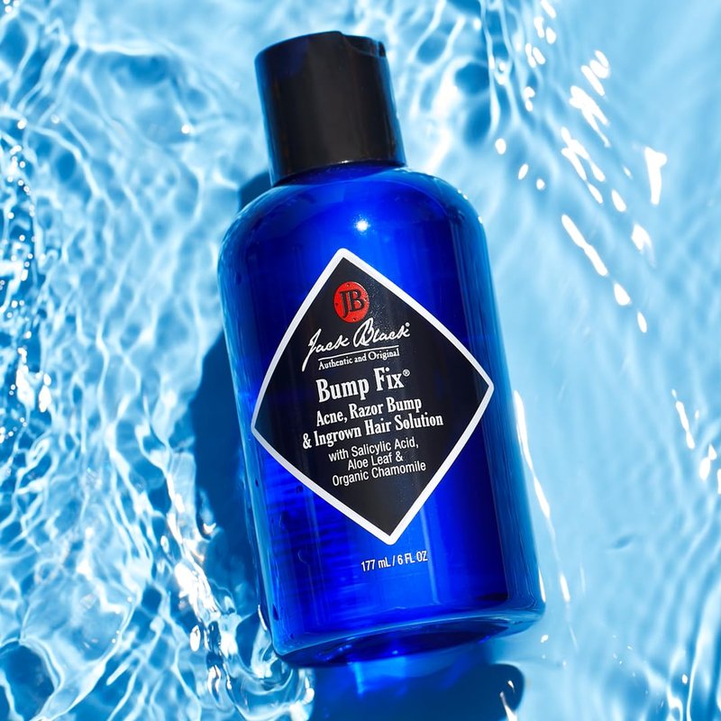 Jack Black Bump Fix | Acne & Razor Bump Solution – 6 Fl. Oz. Moisturizing Treatment for Men