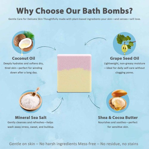 AGUDAN Bath Bombs Gift Set – 9 Fragrances with Essential Oils, Fizzy & Foamy Aromatherapy Bath Fizzies for Stress Relief & Relaxation, Spa Gifts for Women & Men, Perfect Christmas & Holiday Gift