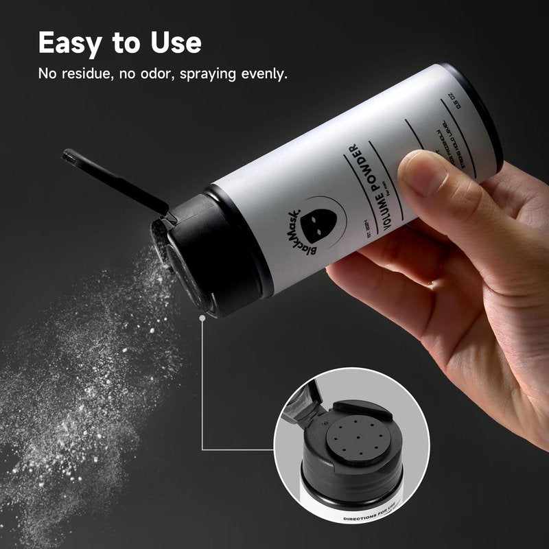 BlackMask Hair Texture Powder for Men, Easy-to-Apply Styling Powder for Dry Hair Looks