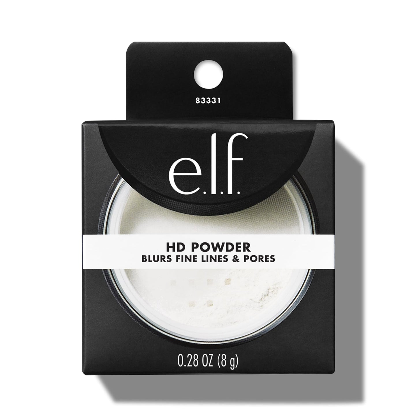 e.l.f. High Definition Powder, Loose Powder, Lightweight, Long-Lasting, Creates Soft Focus Effect, Masks Fine Lines & Imperfections, 0.28 Oz, Sheer