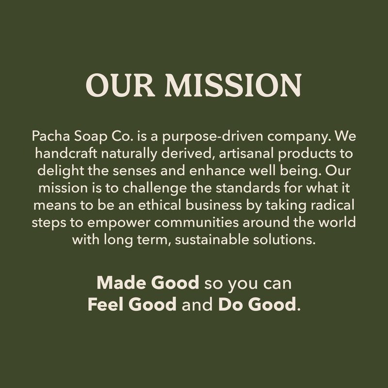 Pacha Soap Co. Bar Soap - French Lavender, Handcrafted Made in the USA Natural Bar Soap with Shea Butter & Essential Oils, Moisturizing, Calming Scented Soap for Face, Hands & Body, 3-Pack (4 oz ea)