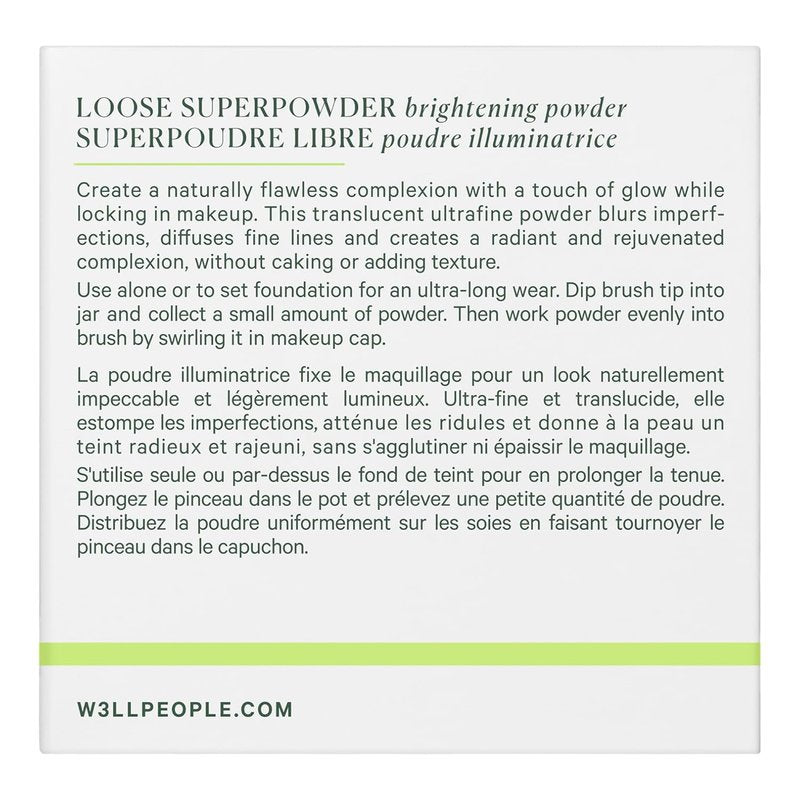 Well People Loose Superpowder - Brightening Translucent Finishing Powder for Smoothing Skin | Vegan & Cruelty-Free