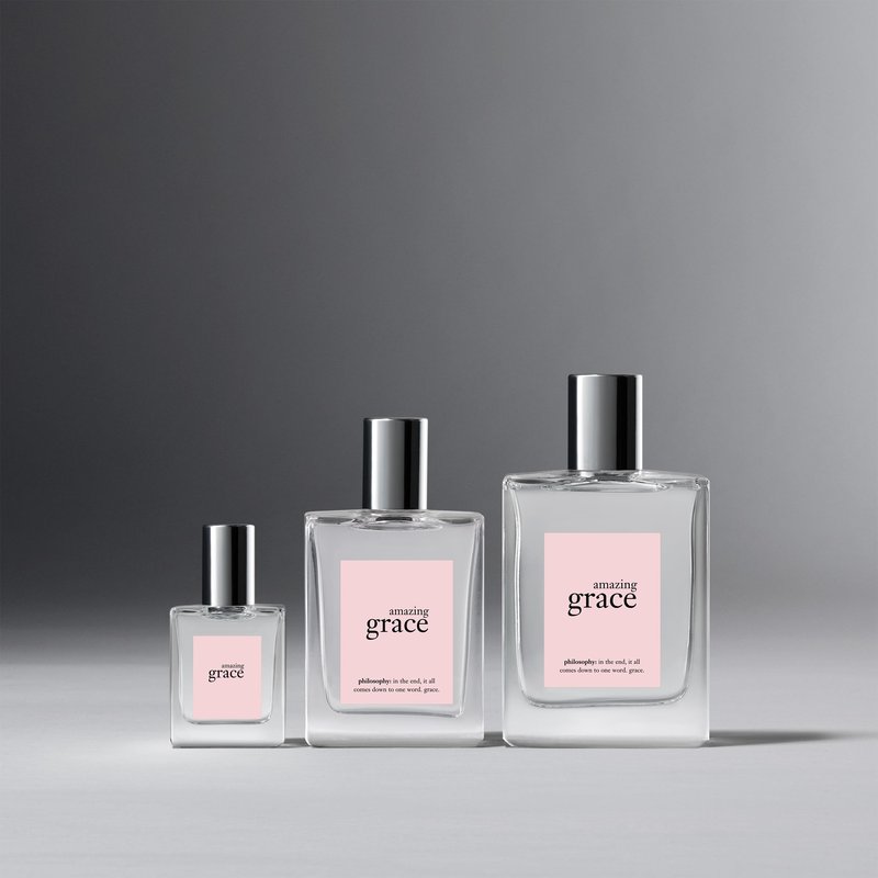 philosophy amazing grace eau de toilette bundle - Full Size & Travel Size with notes of bergamont, lily and musk