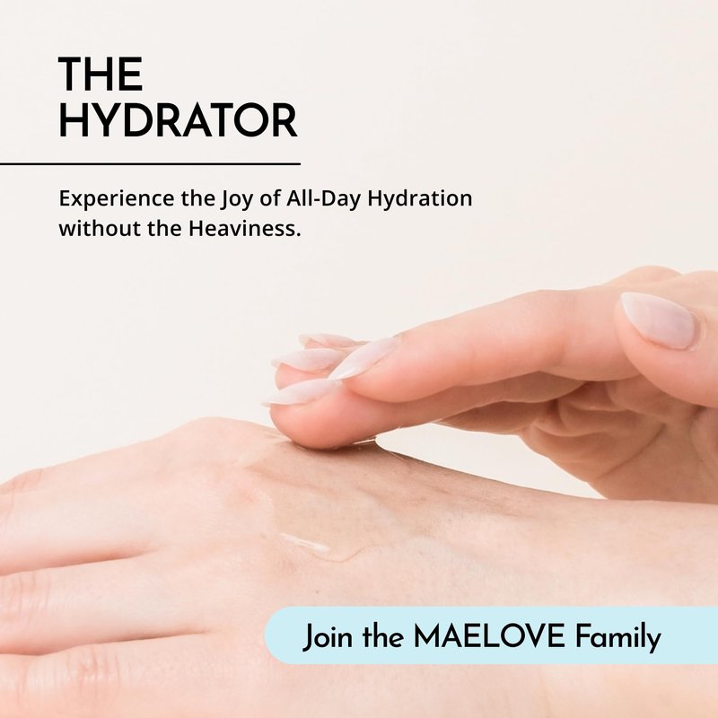 MAELOVE Hydrator Hyaluronic Acid B5 Serum with Resveratrol for Instantly Dewy Glow, Fills Fine Lines, Lightweight and Non Greasy, 1.0 fl oz