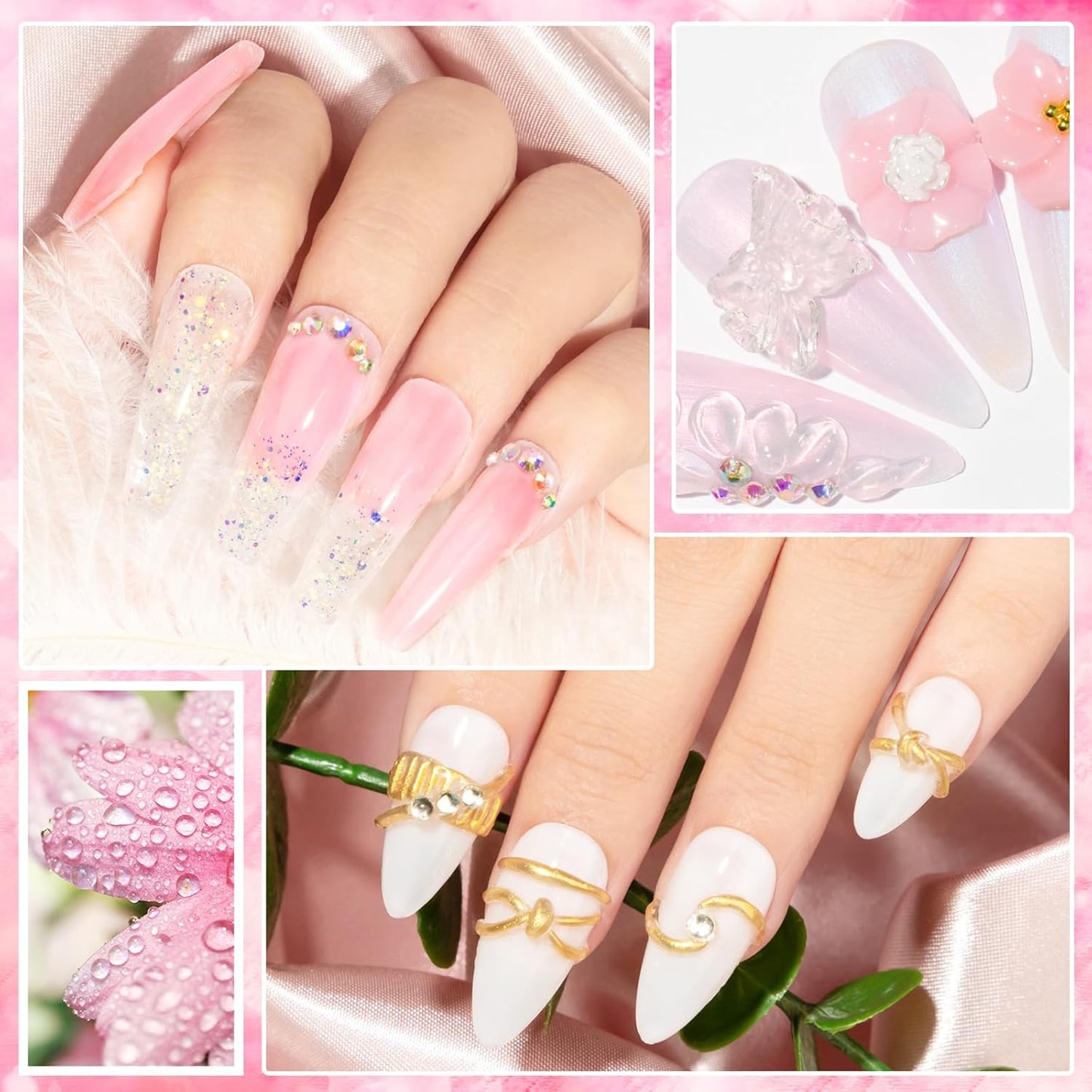 MIZHSE Solid Builder Gel for Nails, Clear Non-Sticky Sculpting Gel, 3D Nail Art Carving Building Modeling Hard Nail Extension Soak Off UV/LED Nail Art Salon Home DIY 15g