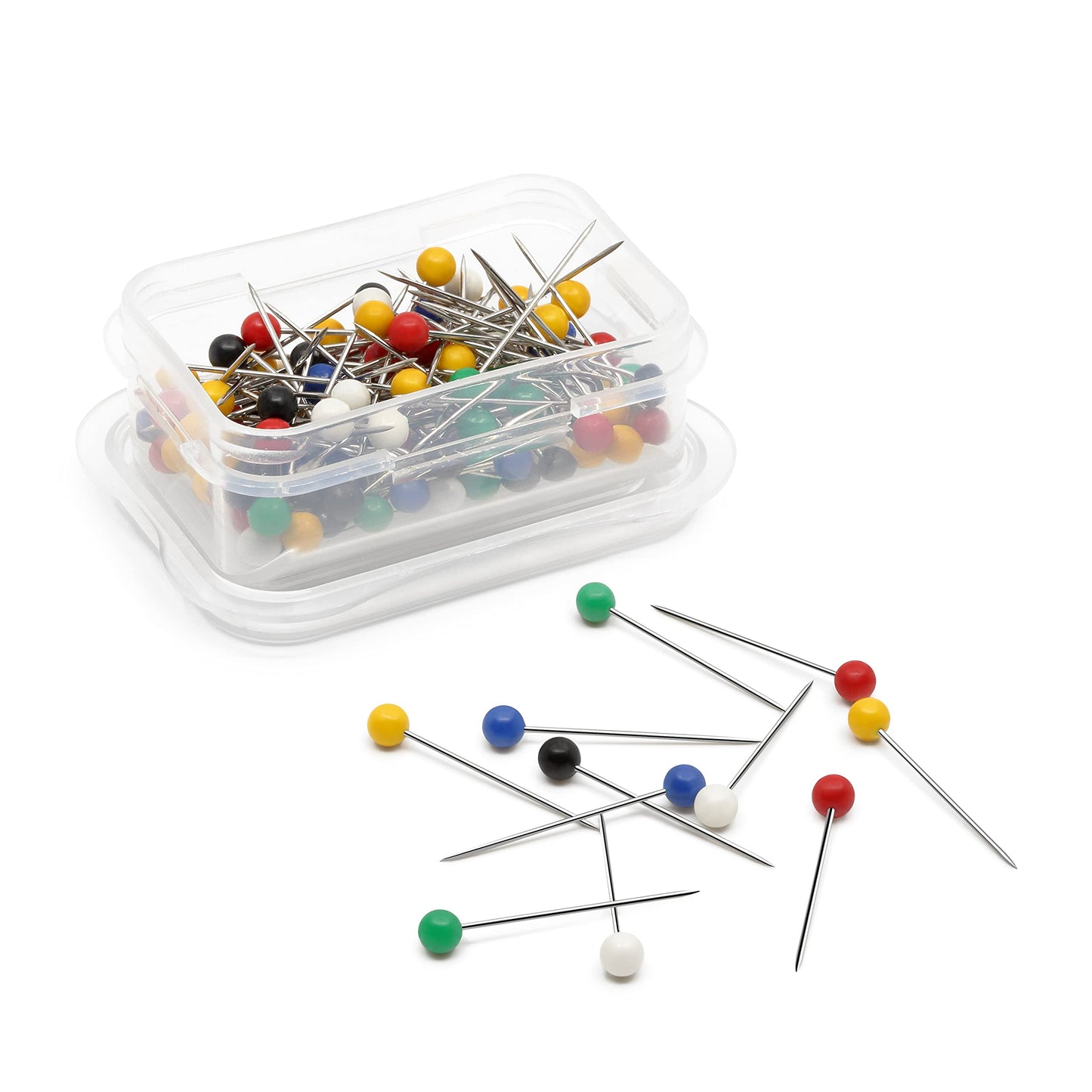 Dritz 36 Color Ball Pins, 1-1/16-Inch (100-Count)