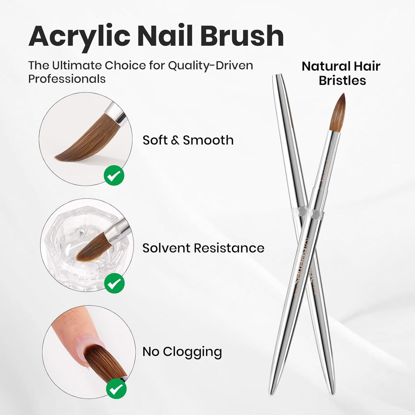 Beetles Nail Art Brushes, 8pcs Double-headed Nail Art Tool Set, Nail Dotting Tools, Striping Nail Art Brushes for Lines, Nail Drawing Pen with Bow knot Stickers Gift for Women