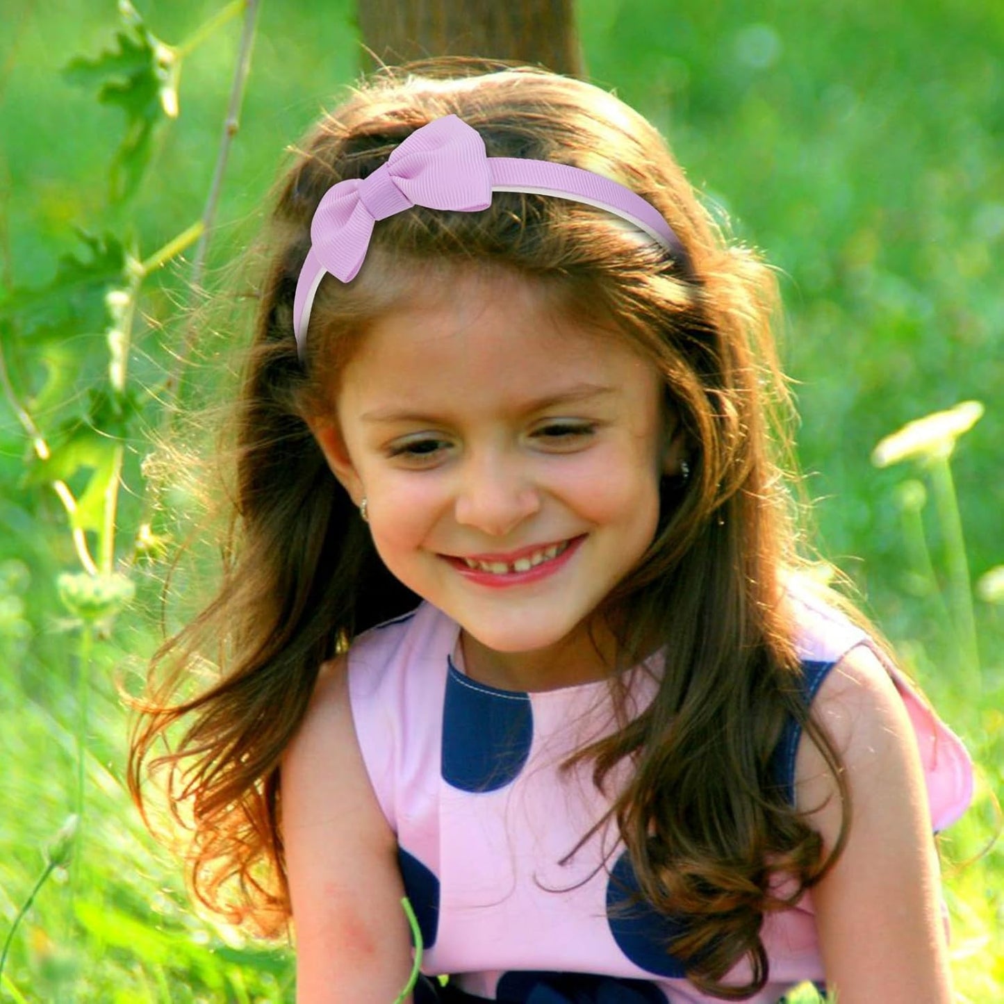Toddler Headbands with Bows - Soft, Cute Hair Accessories for Girls (10pcs)