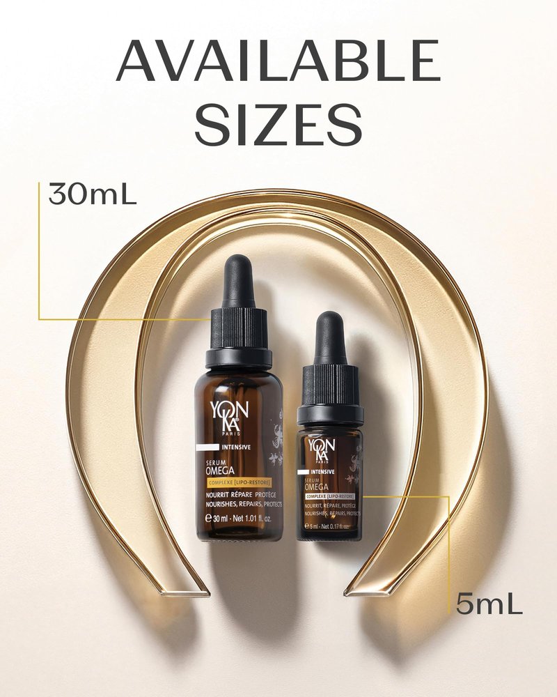 YONKA PARIS Serum Omega | Oil in Serum for Dry and Sensitive Skin | with Omegas 3,6,9 Lipo Restore Complex | Nourish, Smooth and Reduce Redness| Vegan Dermatologist Tested | Made in France | 1 Fl Oz