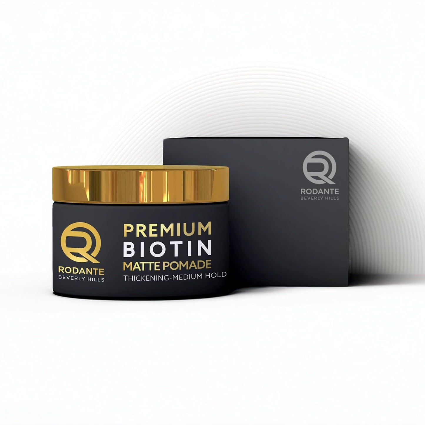 Biotin Matte Cream Texture Paste - Premium Thickening Pomade for Men | Medium Hold & Hair Growth Support, 85g/3oz