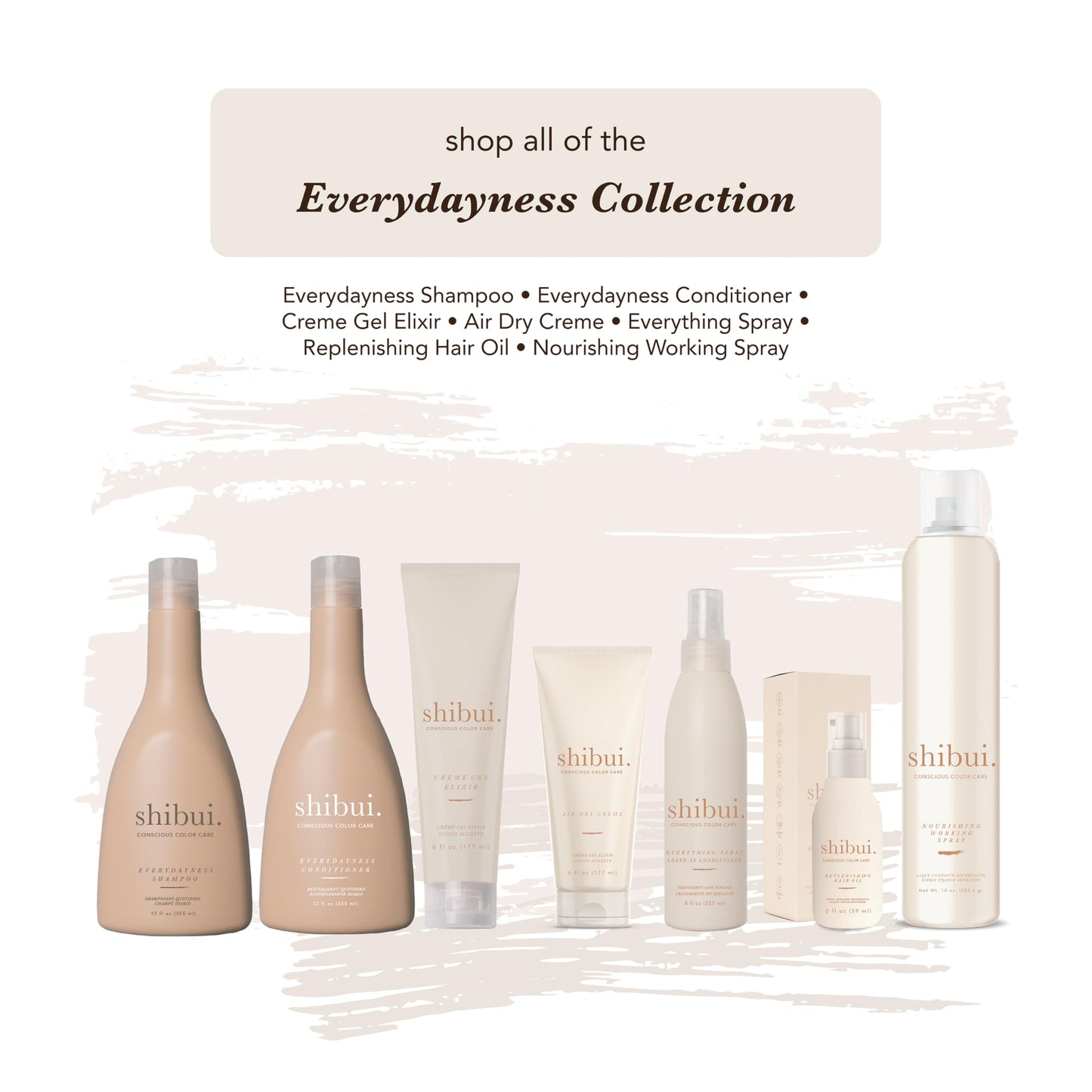 Shibui Nourishing Working Spray, Buildable Hold & Shine, Color-Safe, Vegan & Sulfate-Free, 10 Fl Oz
