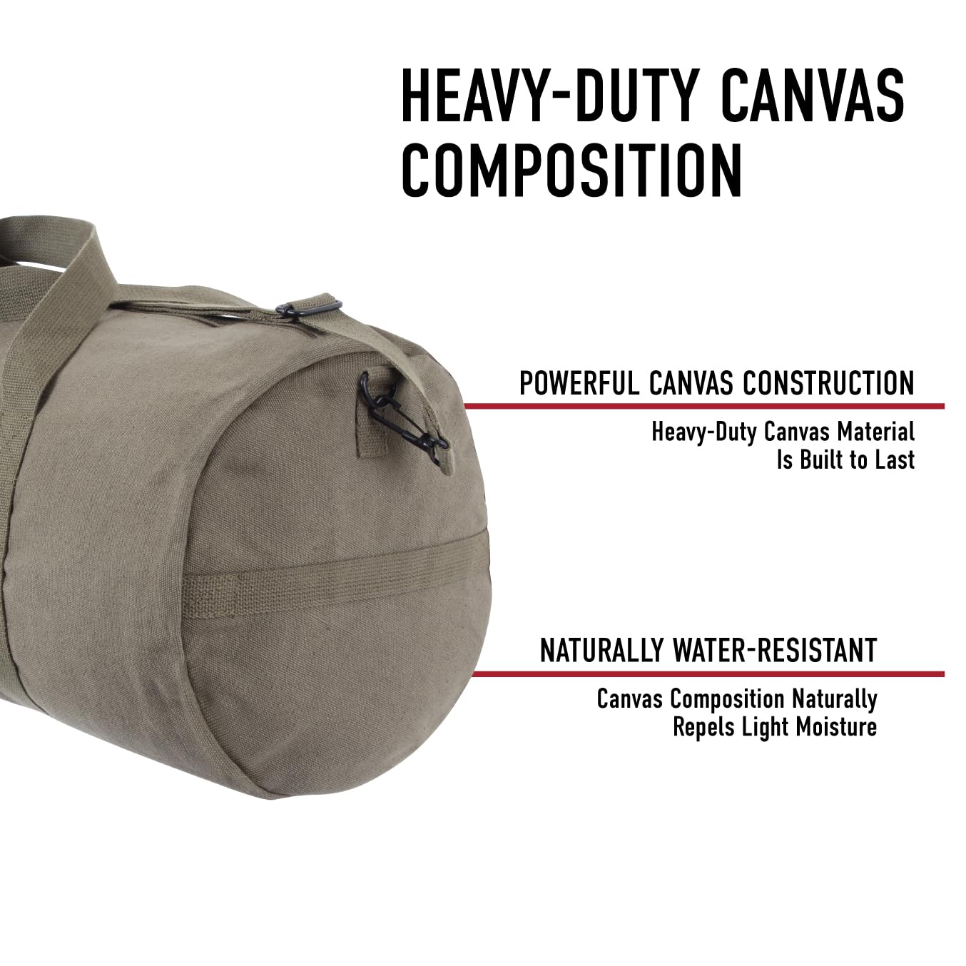 Rothco 22243: Canvas Shoulder Duffle Bag