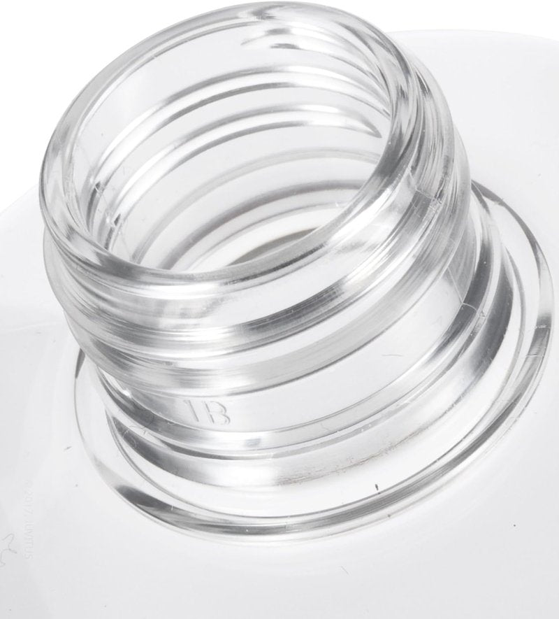 JUVITUS 16 oz Clear PET Plastic Bottles - BPA Free with Gold Disc Cap | 12 Pack
