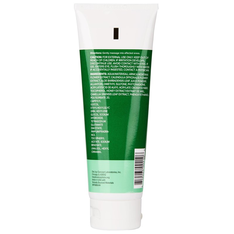 Miracle Plus Natural Arnica Bruise Gel For Body | Skin Care Arnica Montana Lotion Topical Gel | Extra Strength Vitamin K Cream Ointment, 4 Fl Oz, 2-Pack