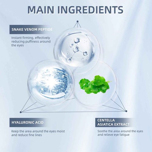 Tpyag Eye Cream, for Dark Circles and Puffiness - Hydrating Under Eye Treatment, Smoothing Fine Lines, Lightweight Eye Contour Cream for Men and Women