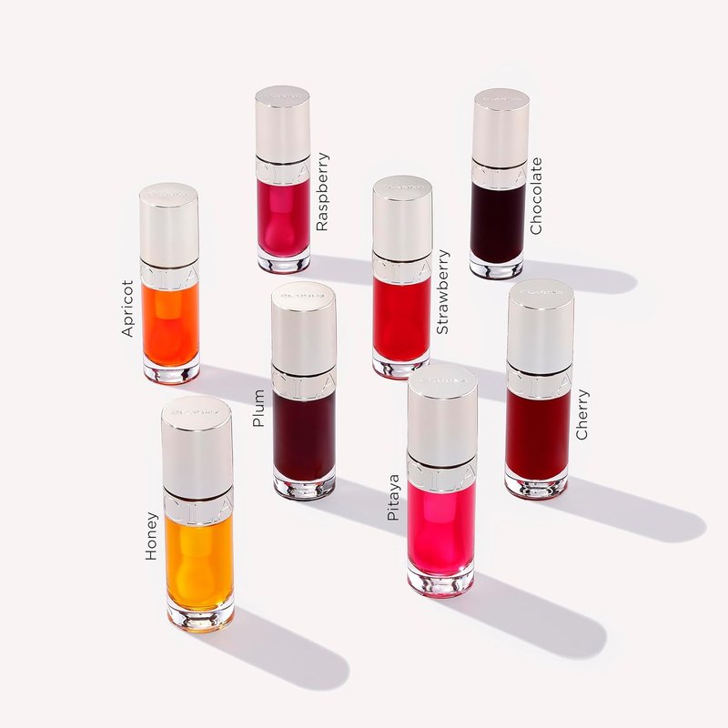 Clarins Lip Comfort Oil - Hydrating Lip Oil with Sheer Shine Finish | 93% Natural Ingredients | 0.2 Ounces