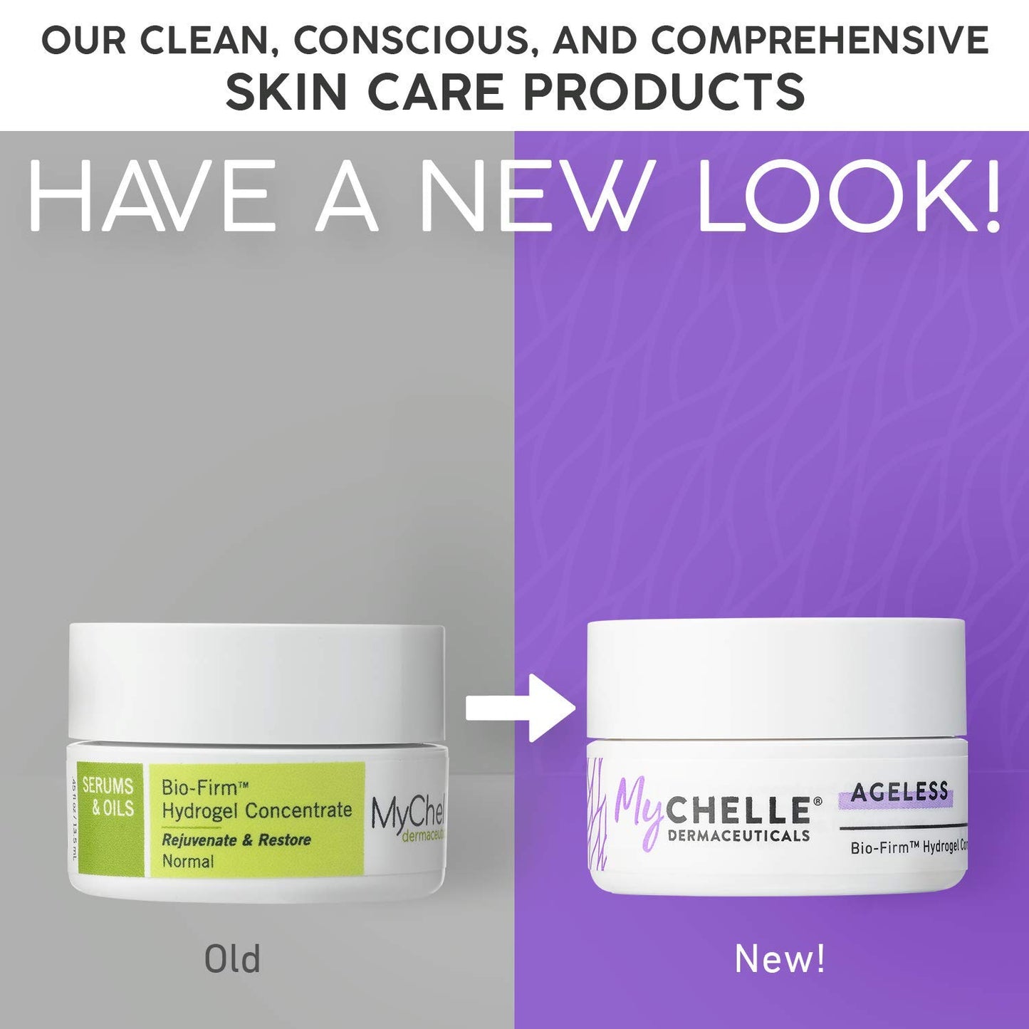 MyCHELLE Bio-Firm Hydrogel Concentrate | Hyaluronic Acid & Plant Stem Cells, 0.45 Fl Oz - Rejuvenates & Reduces Fine Lines