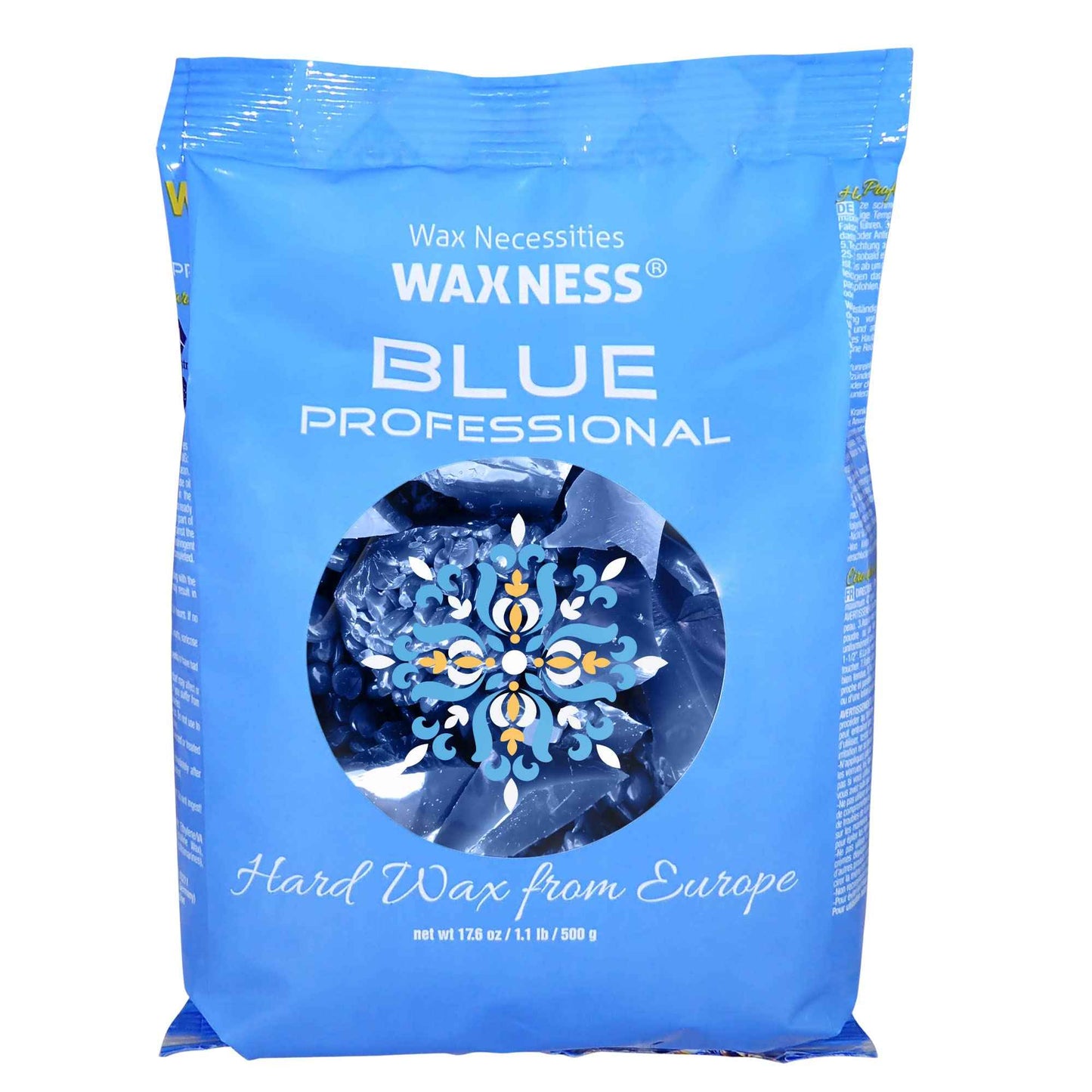 Waxness Premium Hard Wax Beads Blue Pro 1.1 Pounds