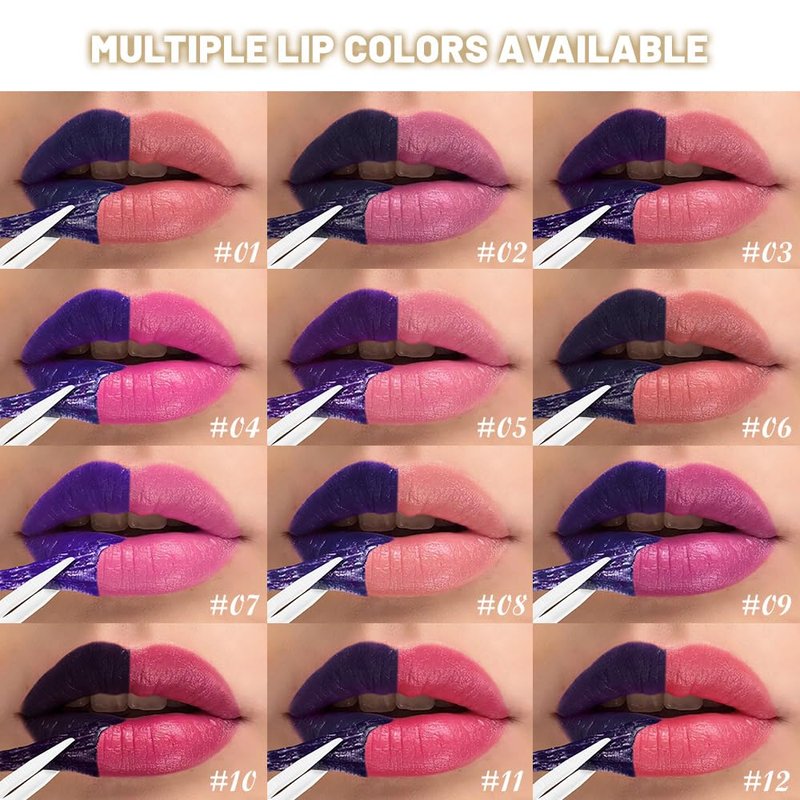 Kaely 3Pcs Lip Stain Peel Off Masque, Long Lasting Waterproof Smudge Proof Lip Tint, Non-Transfer Semi Permanent Lipliner Tattoo with Tweezer, Matte Finish, Vegan & Cruelty-Free, Set A-01+02+03