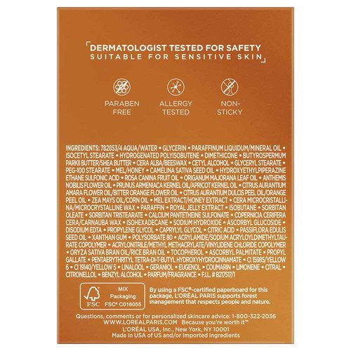 L'Oreal Paris Skincare Age Perfect Hydra Nutrition Ultra Nourishing Honey Night Balm, Face Moisturizer to Comfort, Improve Resilience on Dry Skin, Manuka Honey and Nurturing Oils, 1.7 oz.