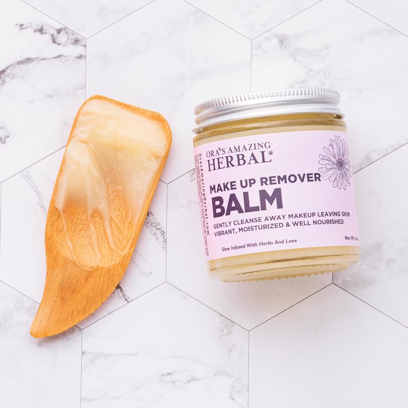 Ora's Amazing Herbal Makeup Remover Balm - Travel Size Cleansing Cream | Waterproof Makeup Removal, 1 oz