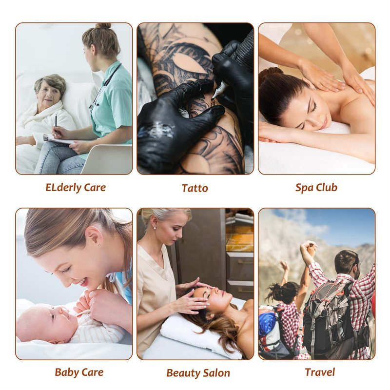 Rngwaper 50PC Disposable Fitted Massage Table Sheets, Elastic Massage Sheets, Breathable Spa Bed Cover,36 x 85 Inch