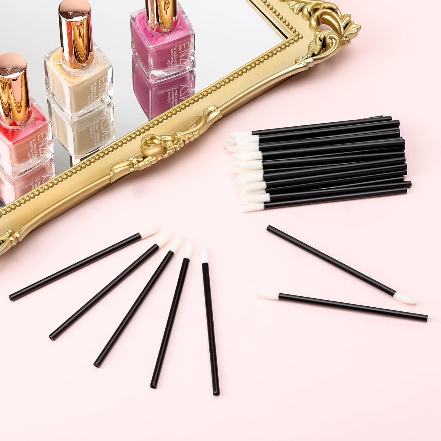 Lip Wands - 2000 Disposable Lip Applicators for Lipstick & Lip Gloss | Lint-Free Makeup Brushes