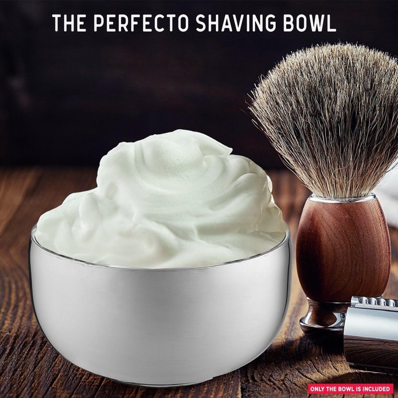 Badger Hair Shaving Brush Set - Premium Black Shaving Brush & Bowl | Perfect Grooming Gift