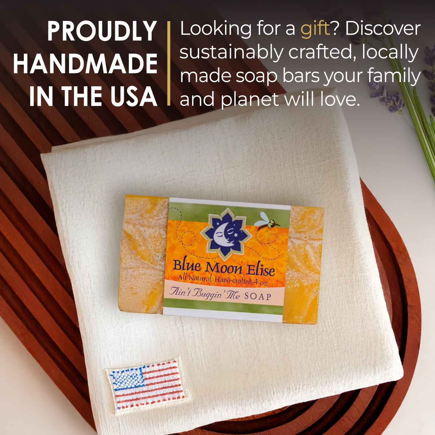 Citronella Bar Soap for Men & Women - Natural Handmade Soap with Pure Citronella Essential Oils | Perfect for Camping & Outdoor Activities