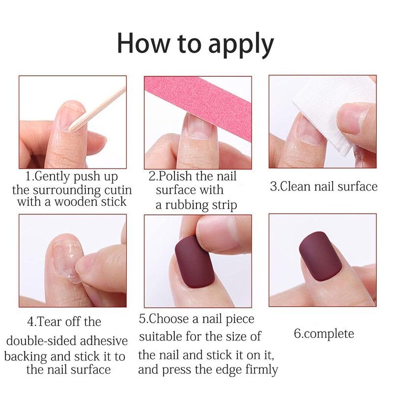 Press On Nails - 24 Pcs Long Kawaii Light Pink Gel Nails for DIY Manicure | Perfect for Girls