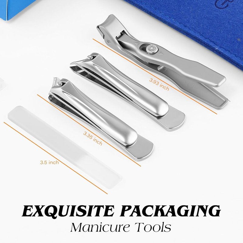 Toenail Clippers for Seniors - Professional Long Handled Ingrown Nail Cutter | Ultra-Sharp Wide Jaw Design