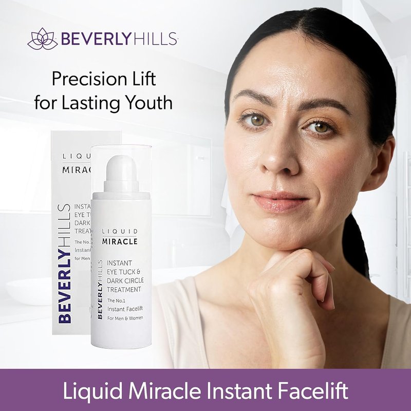 Instant Facelift Eye Serum - Anti-Aging Treatment for Dark Circles, Puffiness & Wrinkles | 30mL (120-Day Supply)