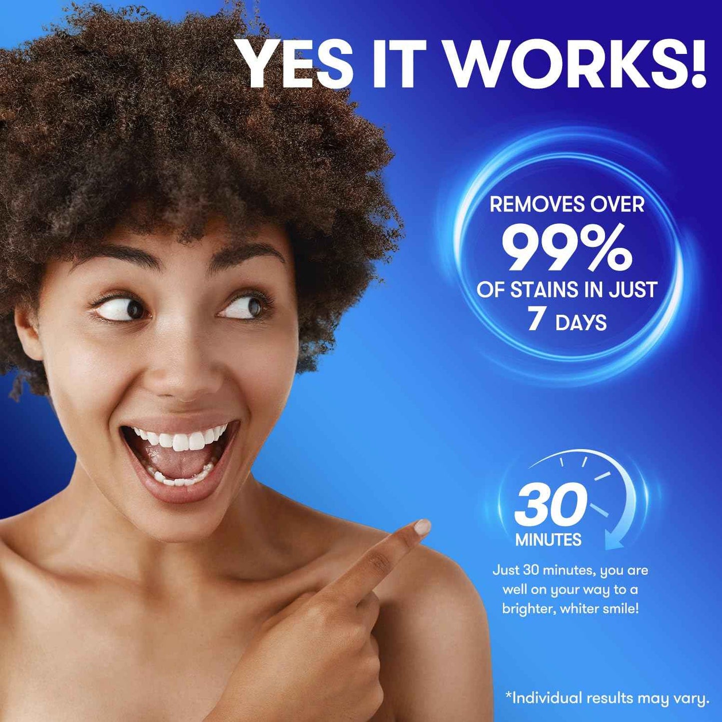 MySmile Teeth Whitening Strips, Hydroxyapatite-Infuse White Strips, Non-Sensitive Teeth Whitening with Soothing Natural Ingredients, Enamel-Safe, Residue-Free, Non-Slip, 14 Treatments Kit (28 Count)