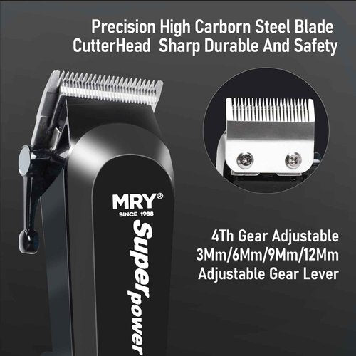 MRY Cordless Hair Clippers Rechargeable LCD Display Professional Guide Combs Hair Clippers for Men Women Barbers Hair Cutting Kit