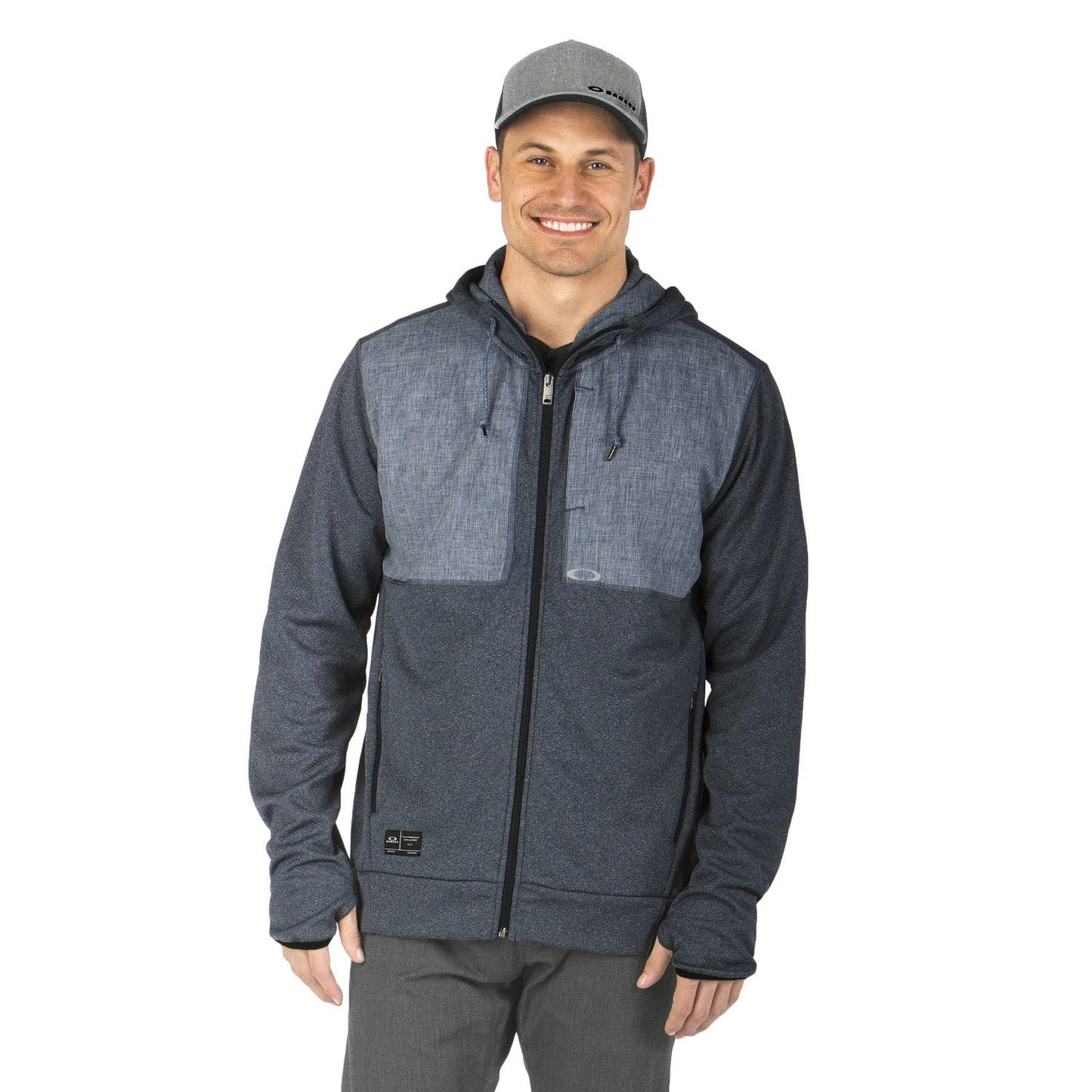 Oakley mens Chalten Baseball Cap, Grigio Scuro, One Size US