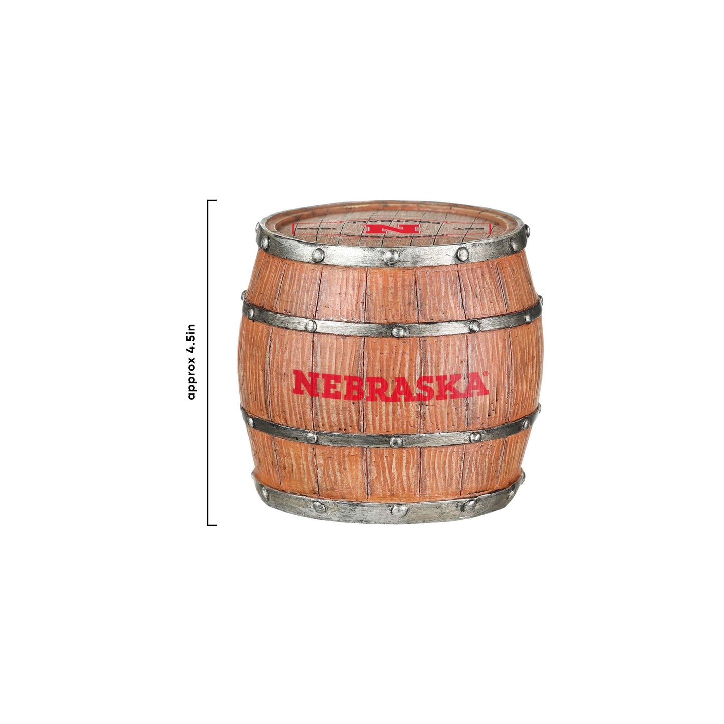 FOCO Nebraska Cornhuskers NCAA 5 Pack Barrel Coasters