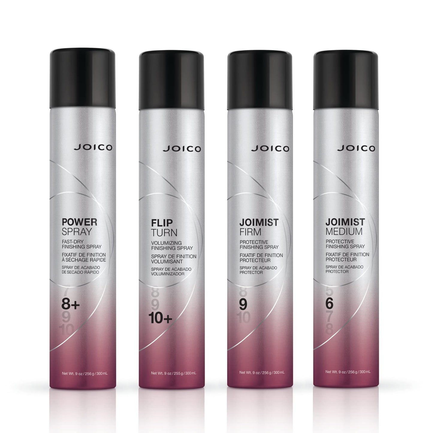 Joico Power Spray Fast-Dry Finishing Spray | For Most Hair Types | Protect Against Heat & Humidity, Pollution & Harmful UV | Paraben & Sulfate Free | 72 Hour Hold | 9.0 Fl Oz