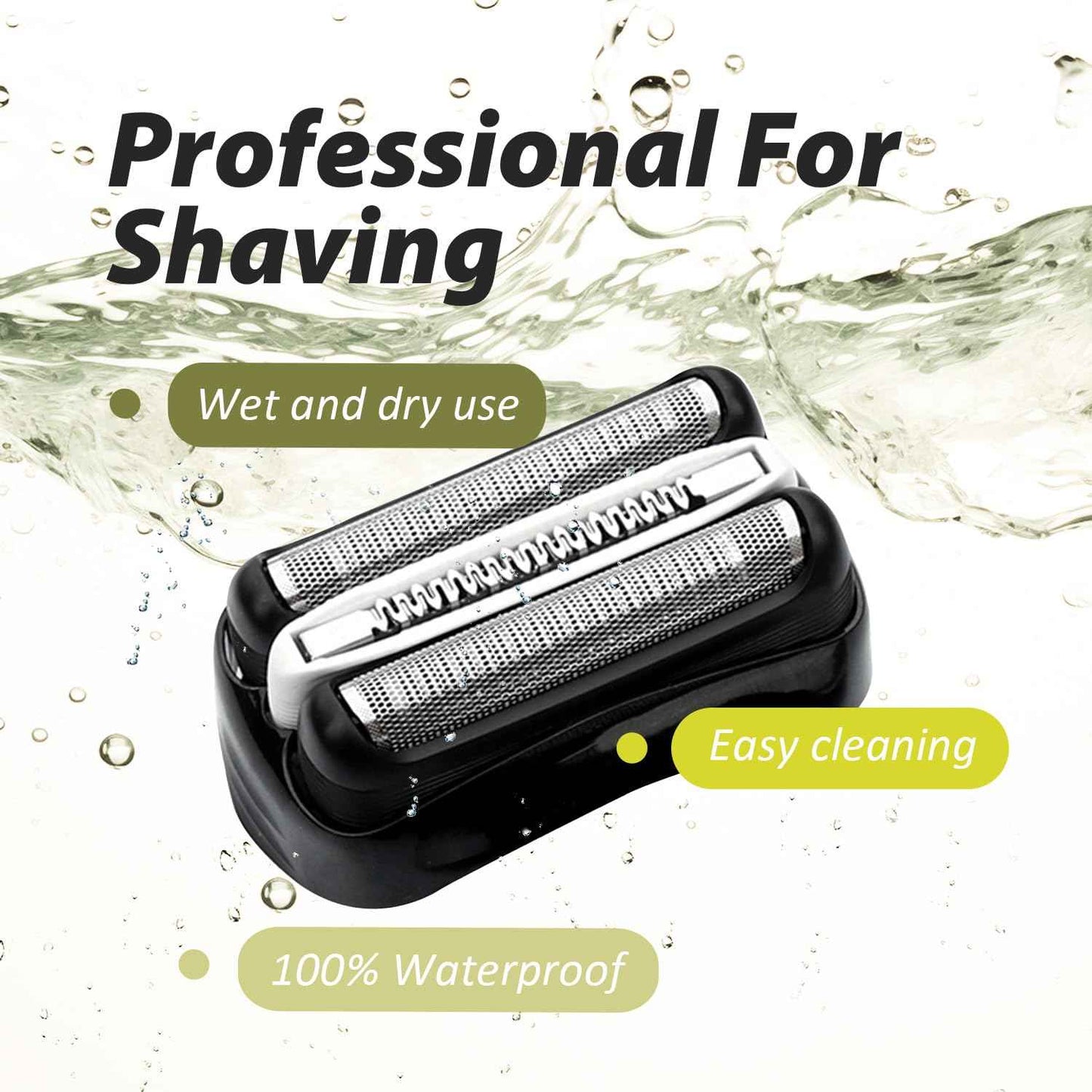 2Pack 32B Series 3 Electric Shaver Replacement Head Accessories Compatible with S3 Foil & Cutter Razor Heads, Accessories for S3 3040s 3010s 310s 3000s 3050cc 3080s 390cc Etc