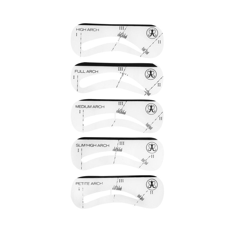 Anastasia Beverly Hills Patented Brow Stencils - Essential Shaping Tools for Precise Filling, Outlining, and Balanced Brow Proportion