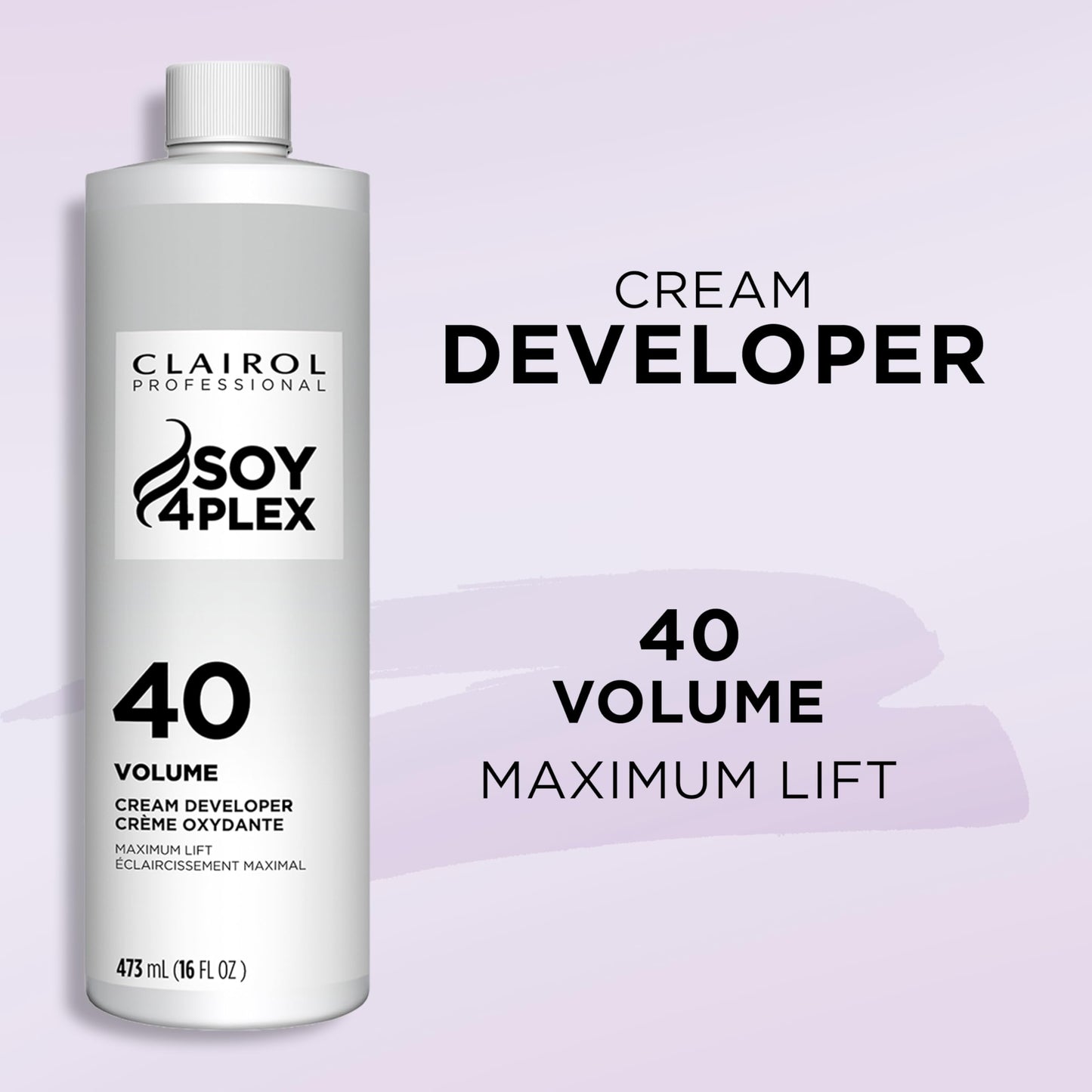 Clairol Professional Crème Permanente 40 volume Hair Developer, 16 oz. - Packaging May Vary