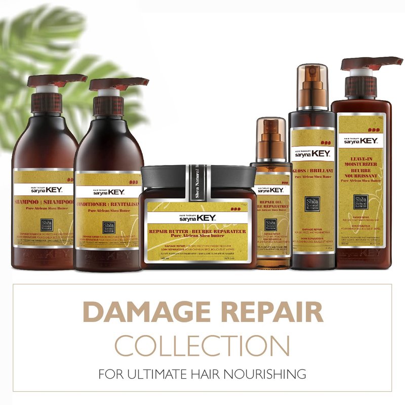 Saryna Key Damage Repair Hair Styling Cream - Ultra-hydrating Styling Cream Detangles, Smoothes and Controls Frizz (Styling Cream (300ml/10.14oz))